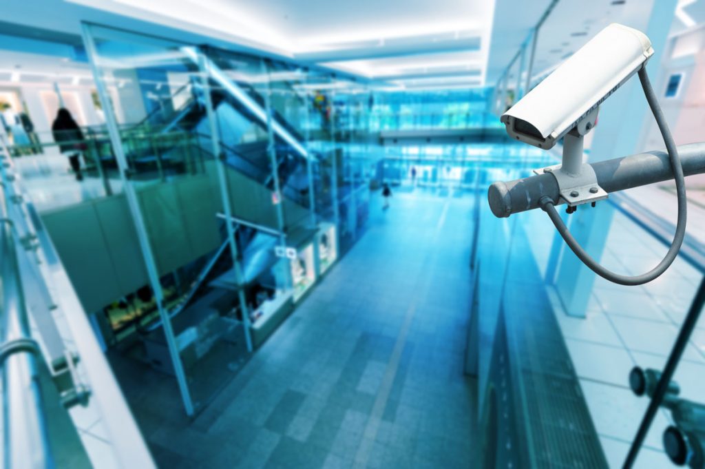 security camera in a business used for Commercial Security Systems in Jacksonville, Florida